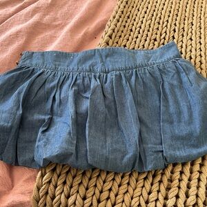 American Eagle Bubble Denim Skirt